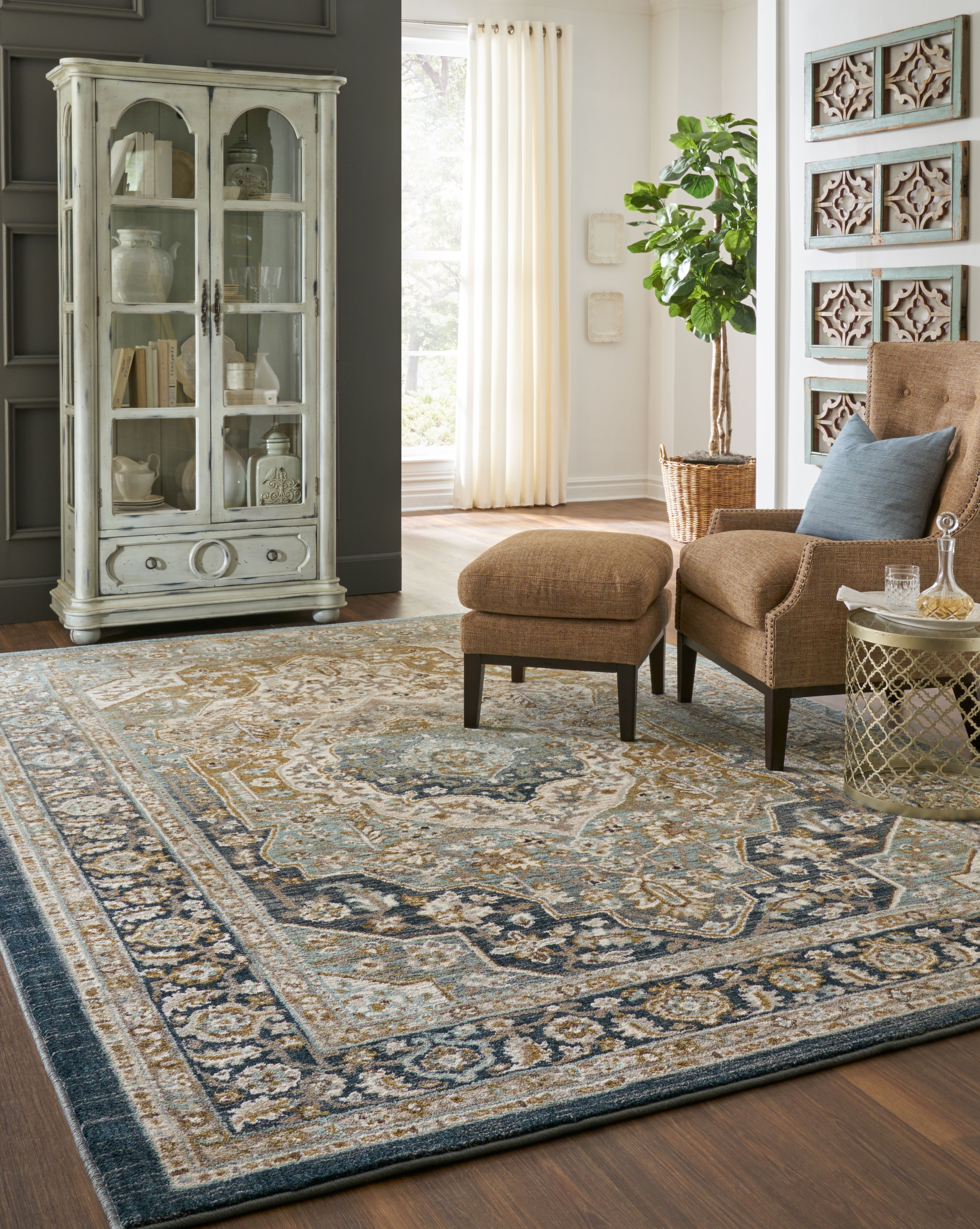 Karastan Area Rugs Touchstone Nore Jadeite 8' x 11' Rectangle Rug